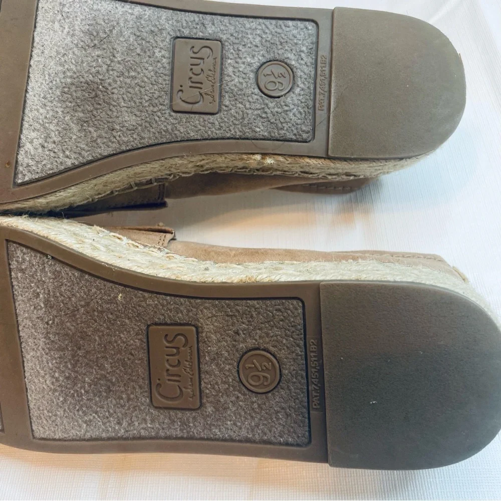 Circus by Sam Edelman Tan Suede Espadrilles